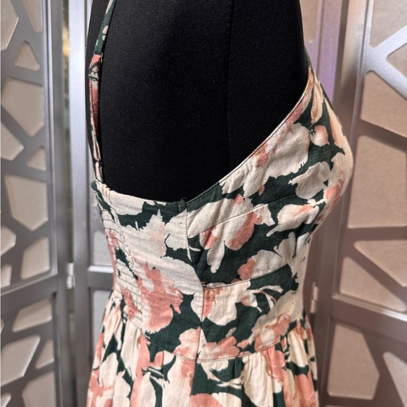 Abercrombie & Fitch Floral Maxi Dress in Pink and Green - Picture 5 of 10